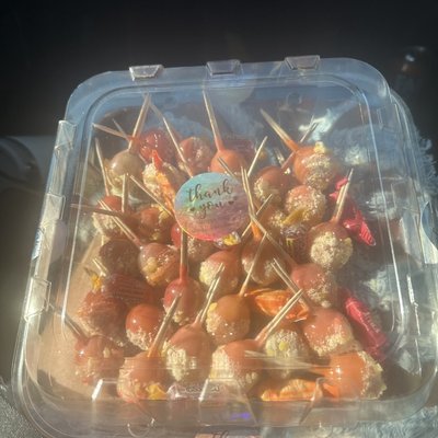 Large Tray Candied Grapes 