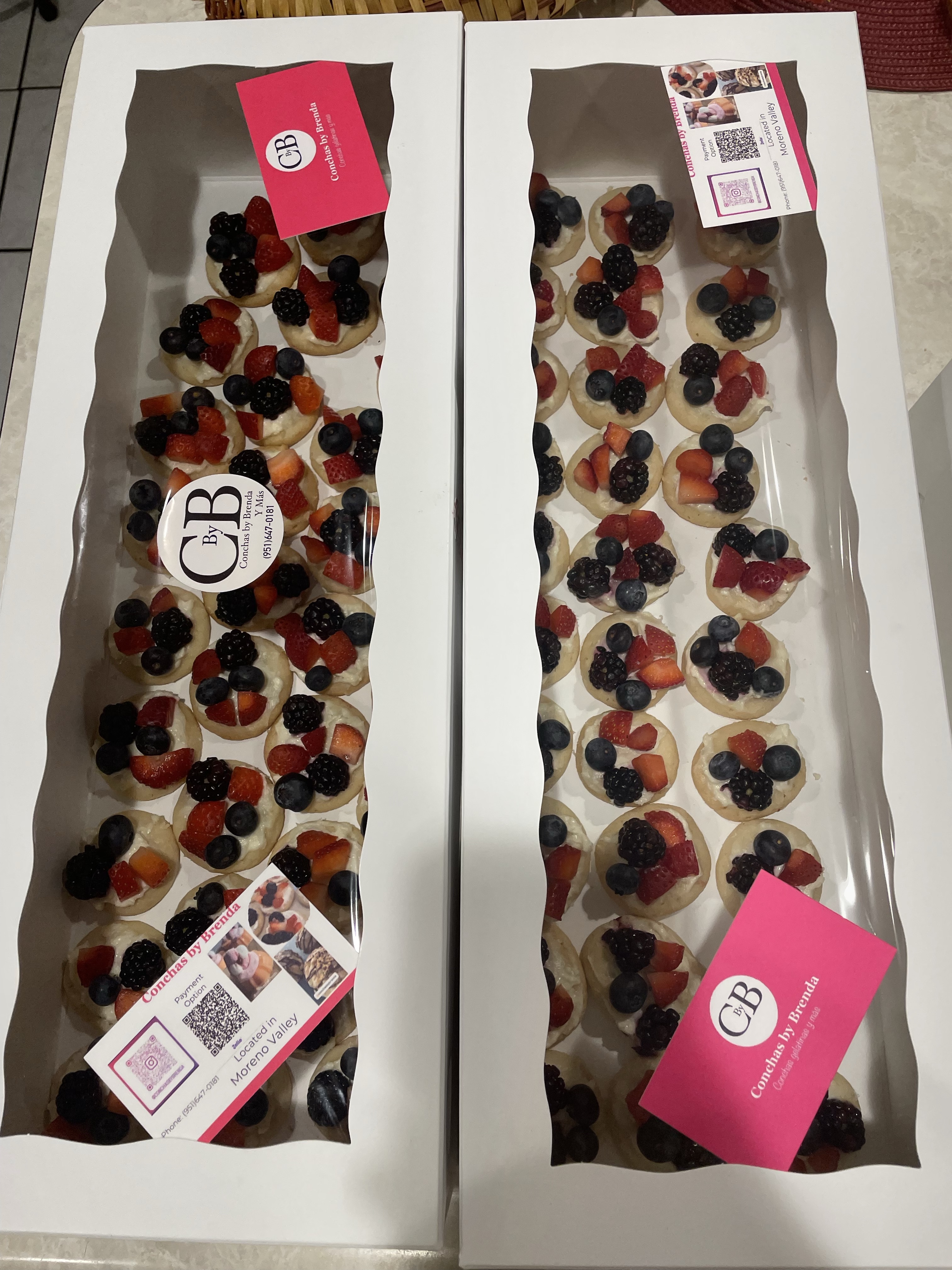 Per Dozen Fruit Tarts 