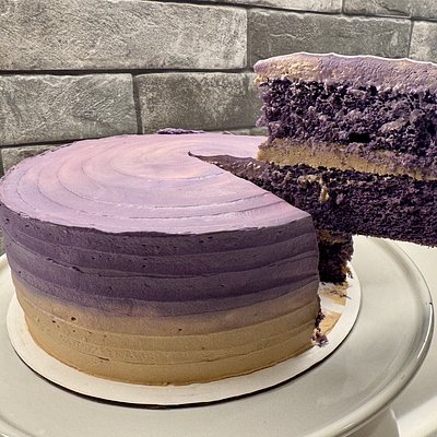 Ube Latte Cake