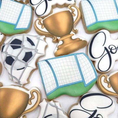 Soccer Sugar Cookies