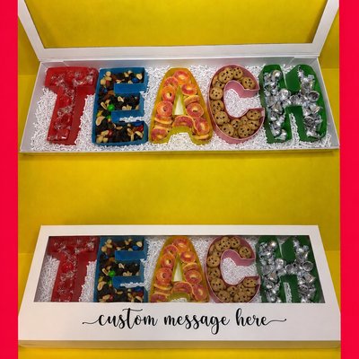 22” Customized Filled Teacher Gift Box