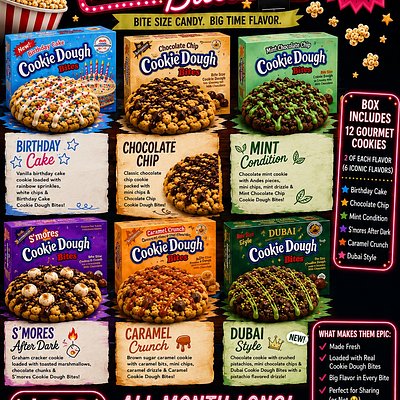Cookie Dough Bites Collection 🍪🎬