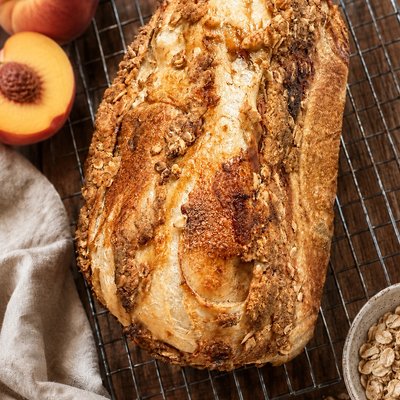 Okanagan Peach Cobbler Sourdough 