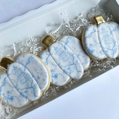 Chinoiserie Pumpkins - Set of 3 Gift Boxed