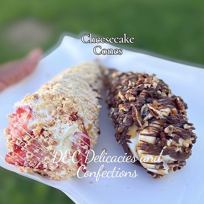 Cheesecake Cones 