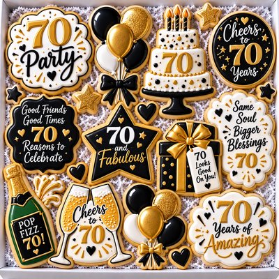 70 Party Cookie Set