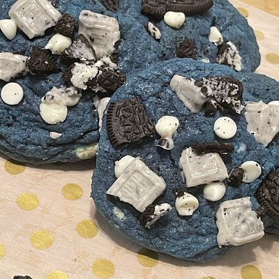 Blue Velvet Cookies 