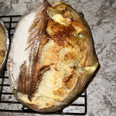 Three Cheese Explosion Sourdough 
