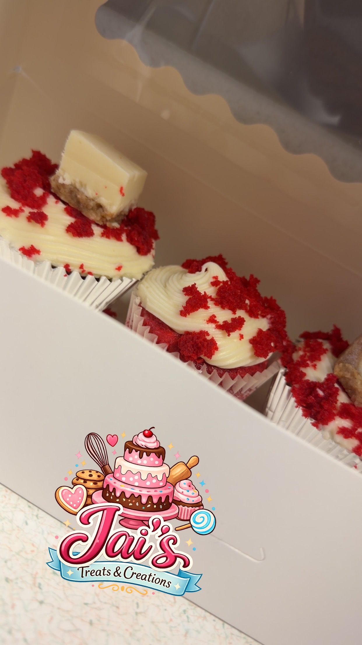 Red Velvet Cheesecake Cupcakes Half Dozen