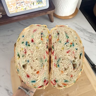 Funfetti Sourdough Loaf 