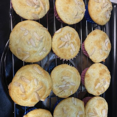 Peach Almond Muffin, 1 Dozen