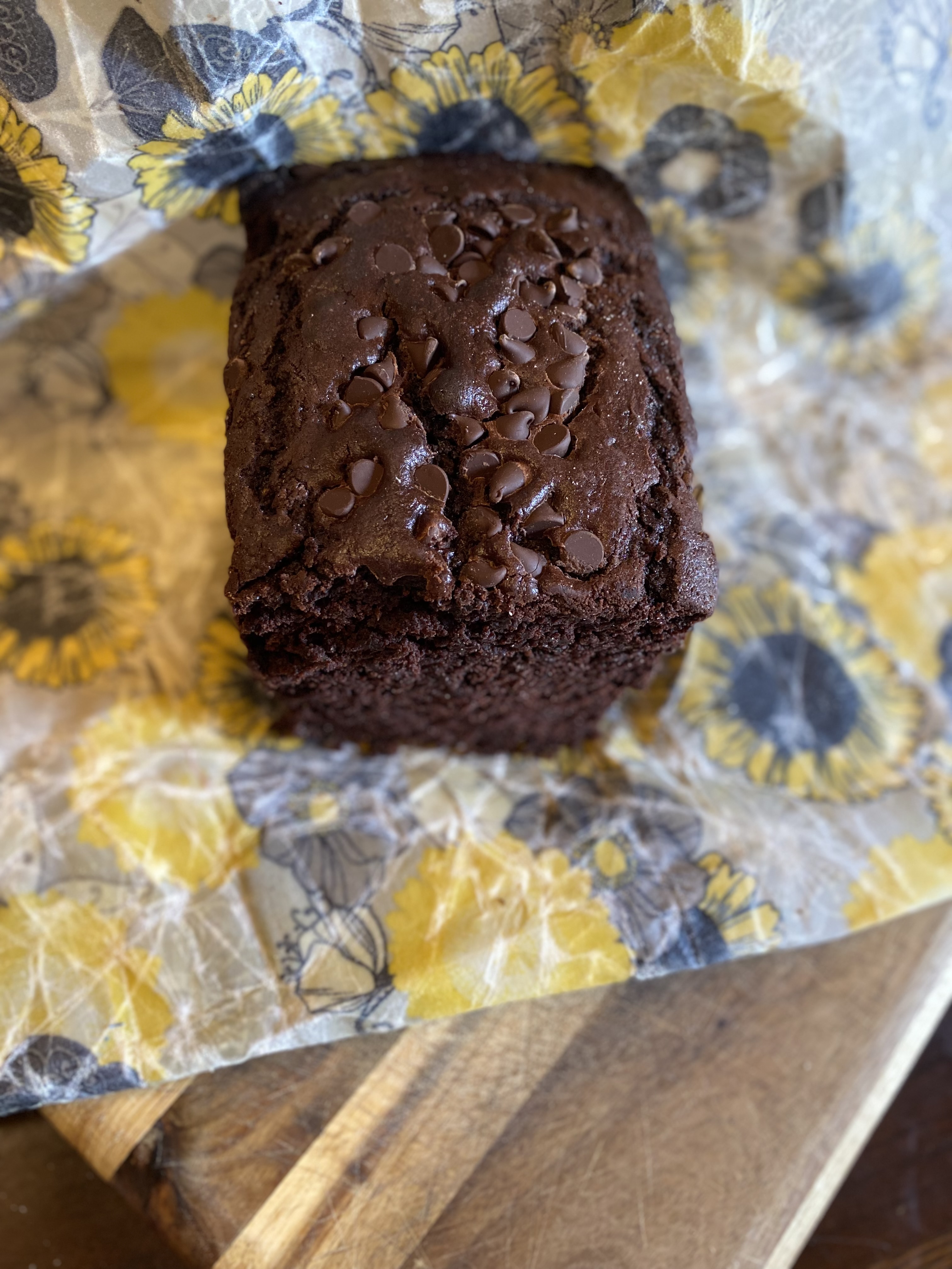 Chocolate Zucchini Sourdough Bread