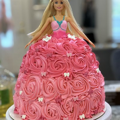 Barbie Or Any Doll Cake