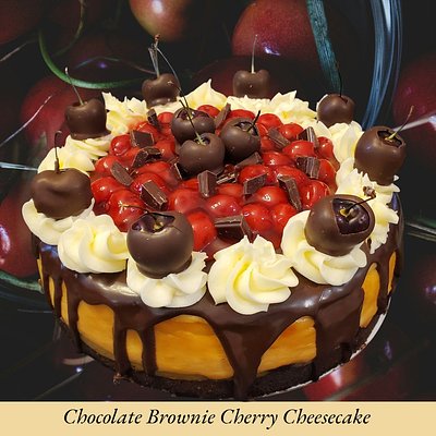 Chocolate Cherry Cheesecake