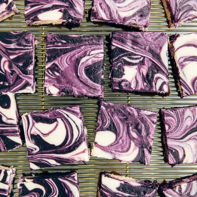 Purple Sweet Potato Cheesecake Bar (Catering Size)