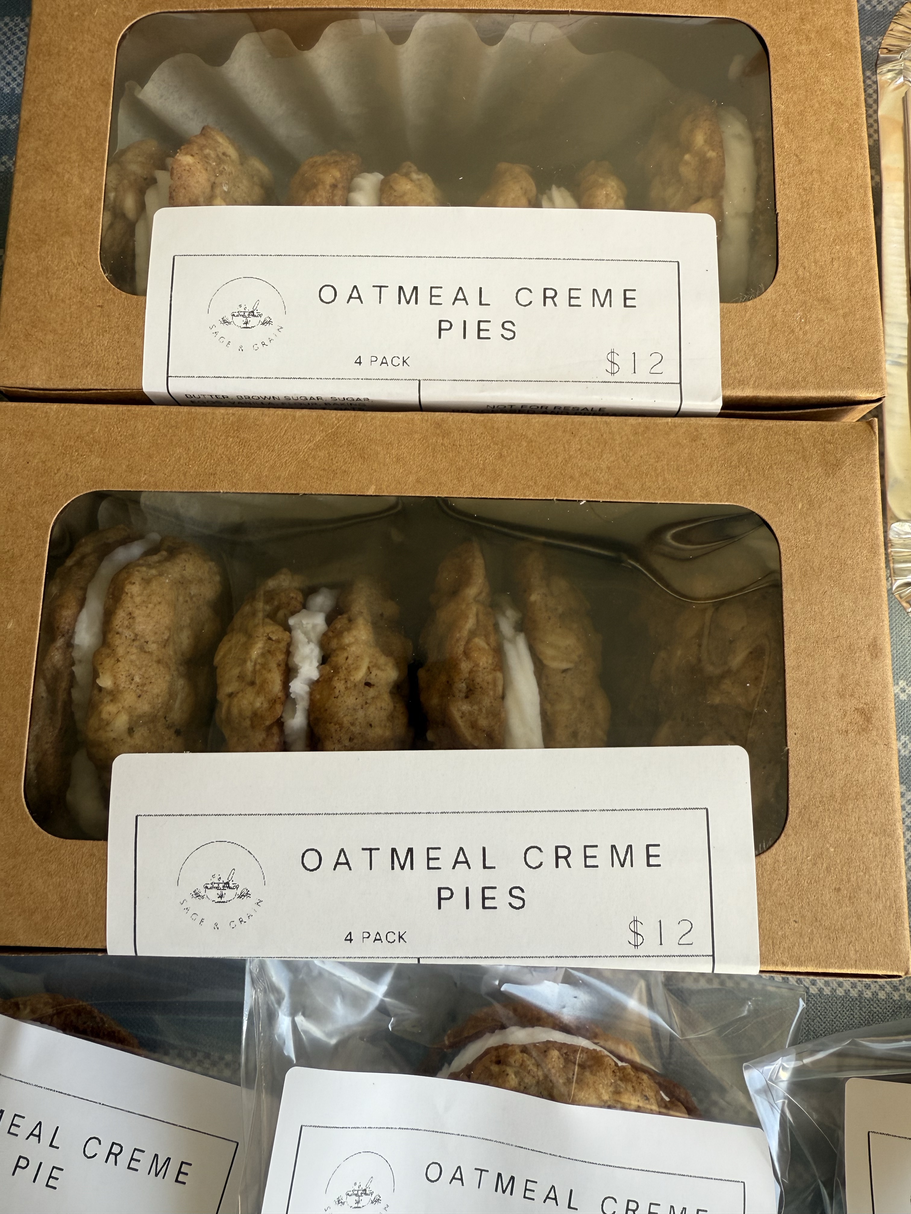 Oatmeal Crème Pies