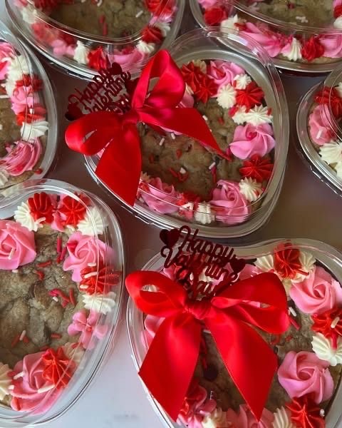 Heart Shaped Cookie Cake 