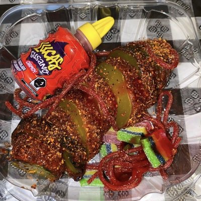 Tajín Roll Up Pickles