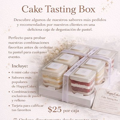 Cake Tasting Box