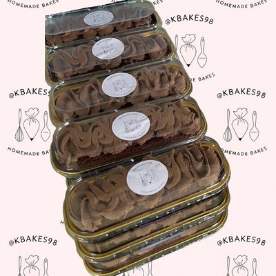 Chocolate Mini Loaves (Per 15 Tins)