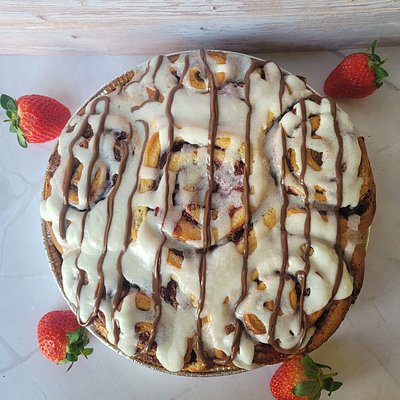 Strawberry Nutella rolls