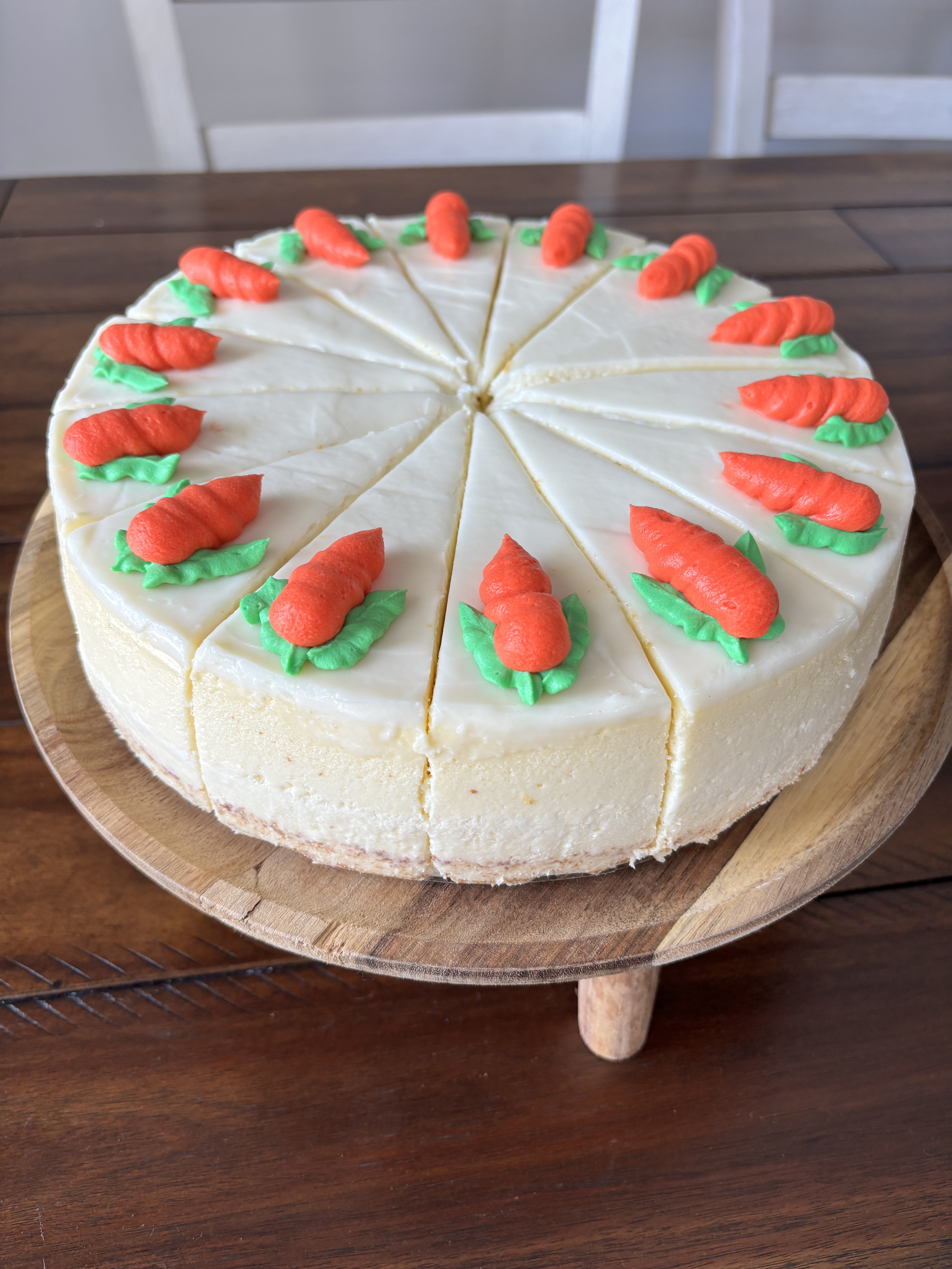 Carrot Cake cheesecake 1/2