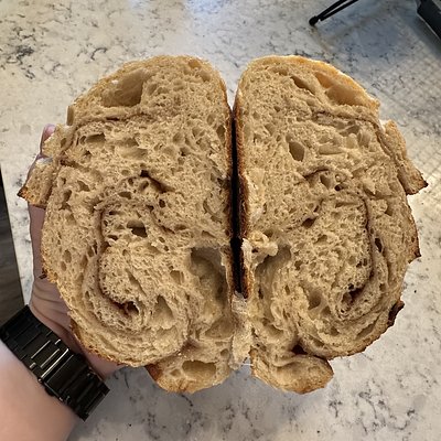 Half Cinnamon Sugar Swirl 