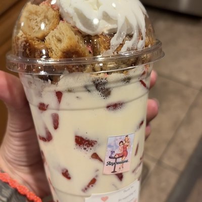 Fresas Con Crema Charola 8x8