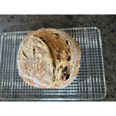 Berry & Walnut Sourdough Boule