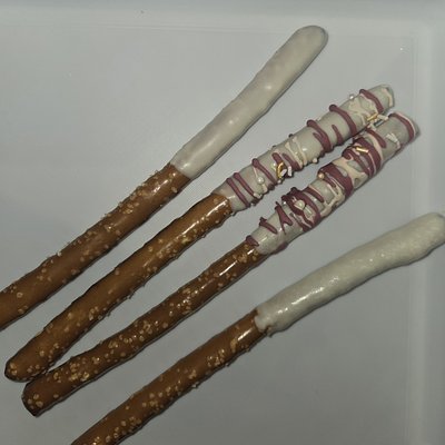 Dipped Pretzel Rods