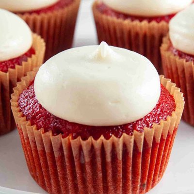 24 Red Velvet Cupcakes 