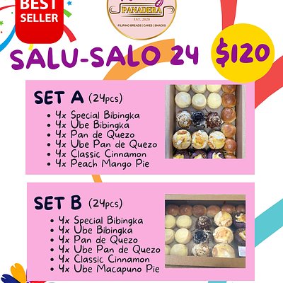 24pcs SET A - Salu-Salo (Feast) Boxes