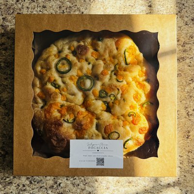 9in Jalapeño Cheddar Focaccia 