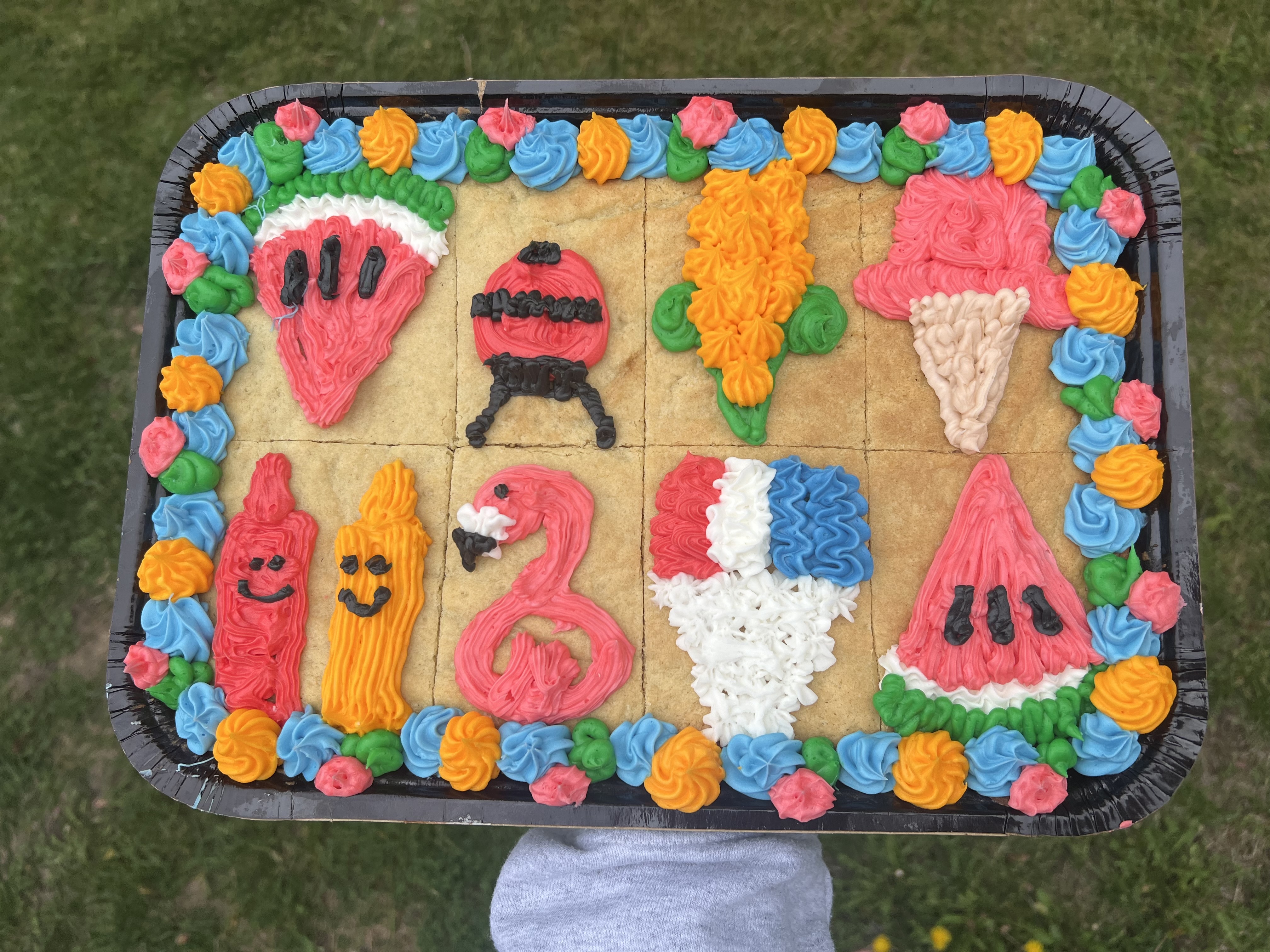 Rectangle Shareable Cookie Cake 