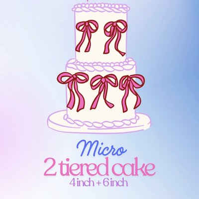 Micro Tiered Cake 