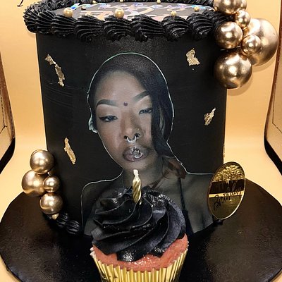 ✨Glitter Blowout Cake ✨