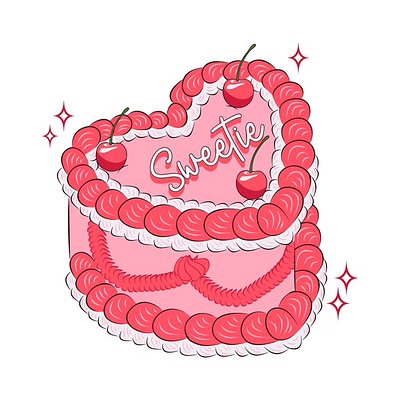 8” Heart Shaped Cake