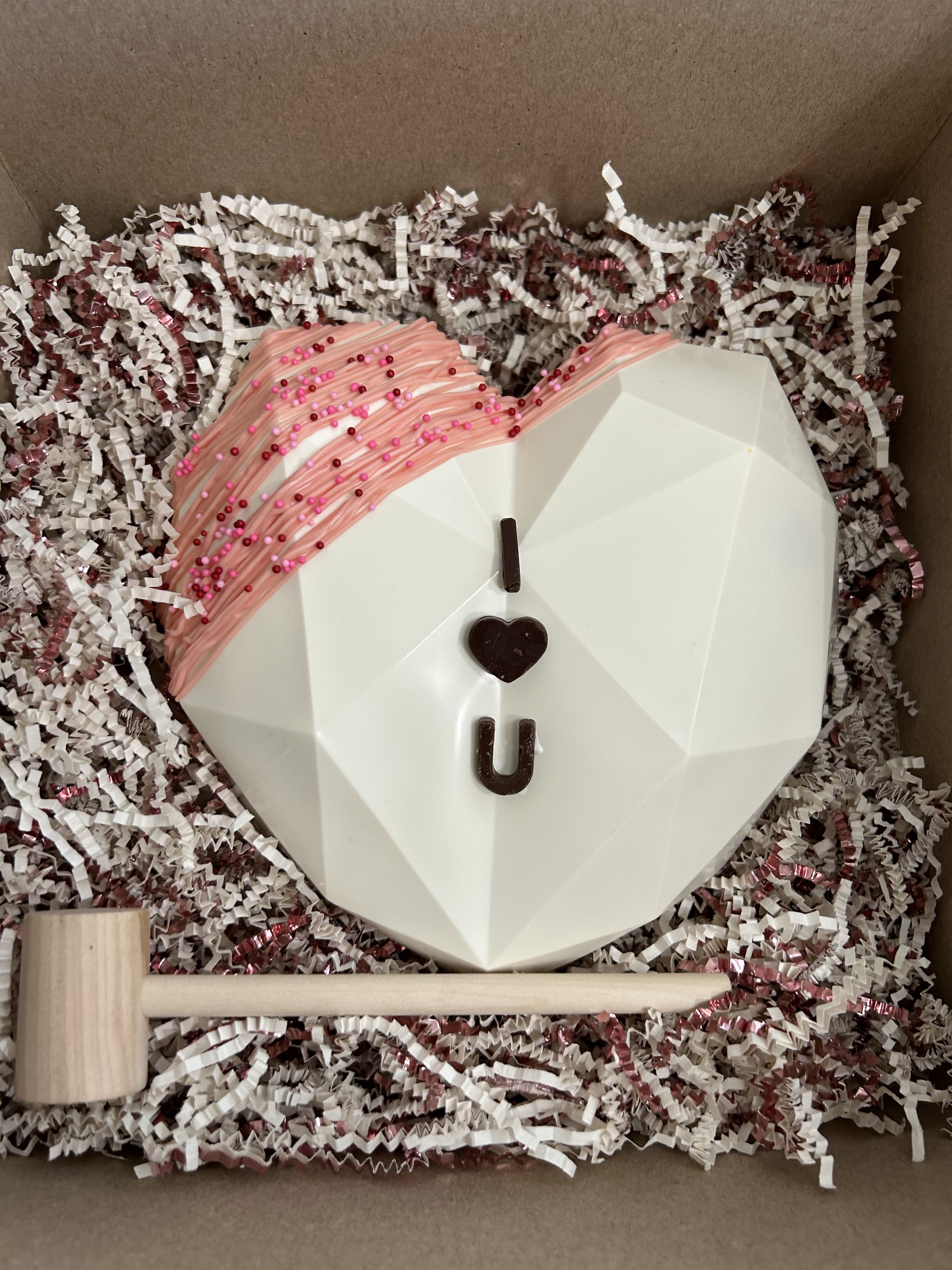 Custom Chocolate Smash Hearts