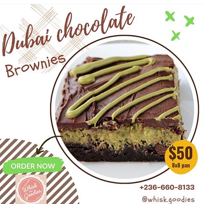 Dubai Chocolate Brownies