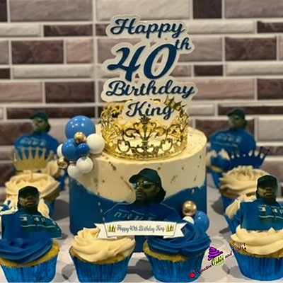 Cake + 18 cupcakes