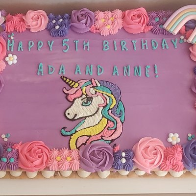 Cookie Cake Half Sheet Double Doozie 