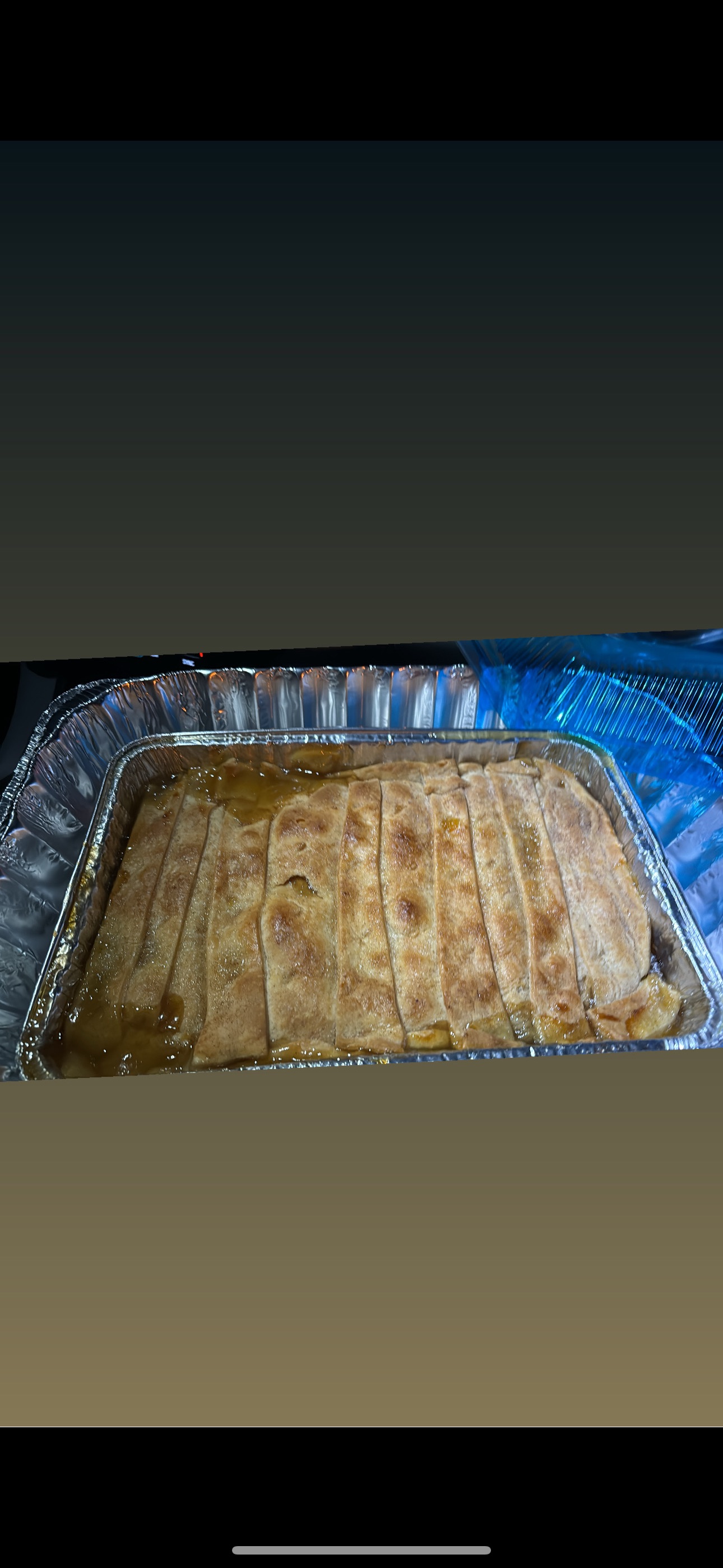 Peach Cobbler Full Pan