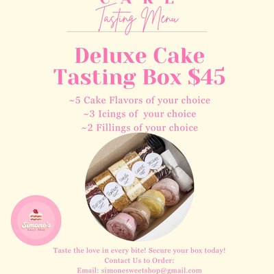 Cake Tasting Box