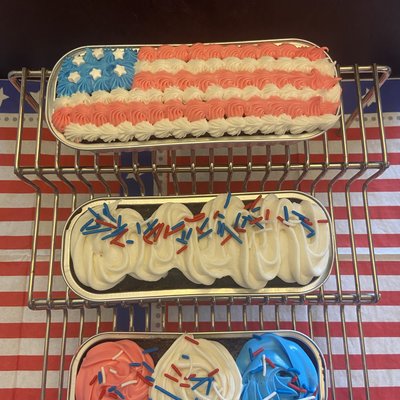 Patriotic Mini Cakes-Individual