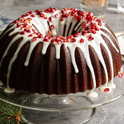 Chocolate/orange/cranberry Bundt