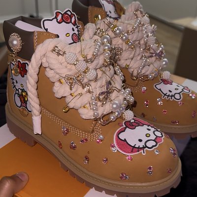 Blinged Timberlands
