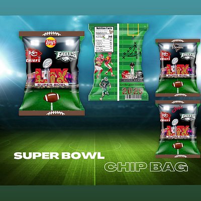 DIY Super Bowl Chip Bag Template