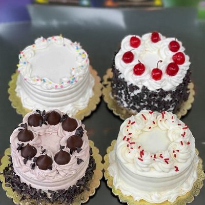 Mini 4-6 Inch Cake Serves 2-4 