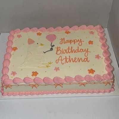 1/2 Sheet Cake 