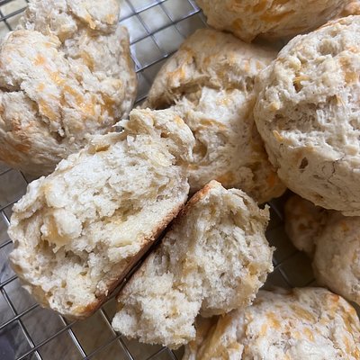 Sourdough Cheddar Bay Biscuits 
